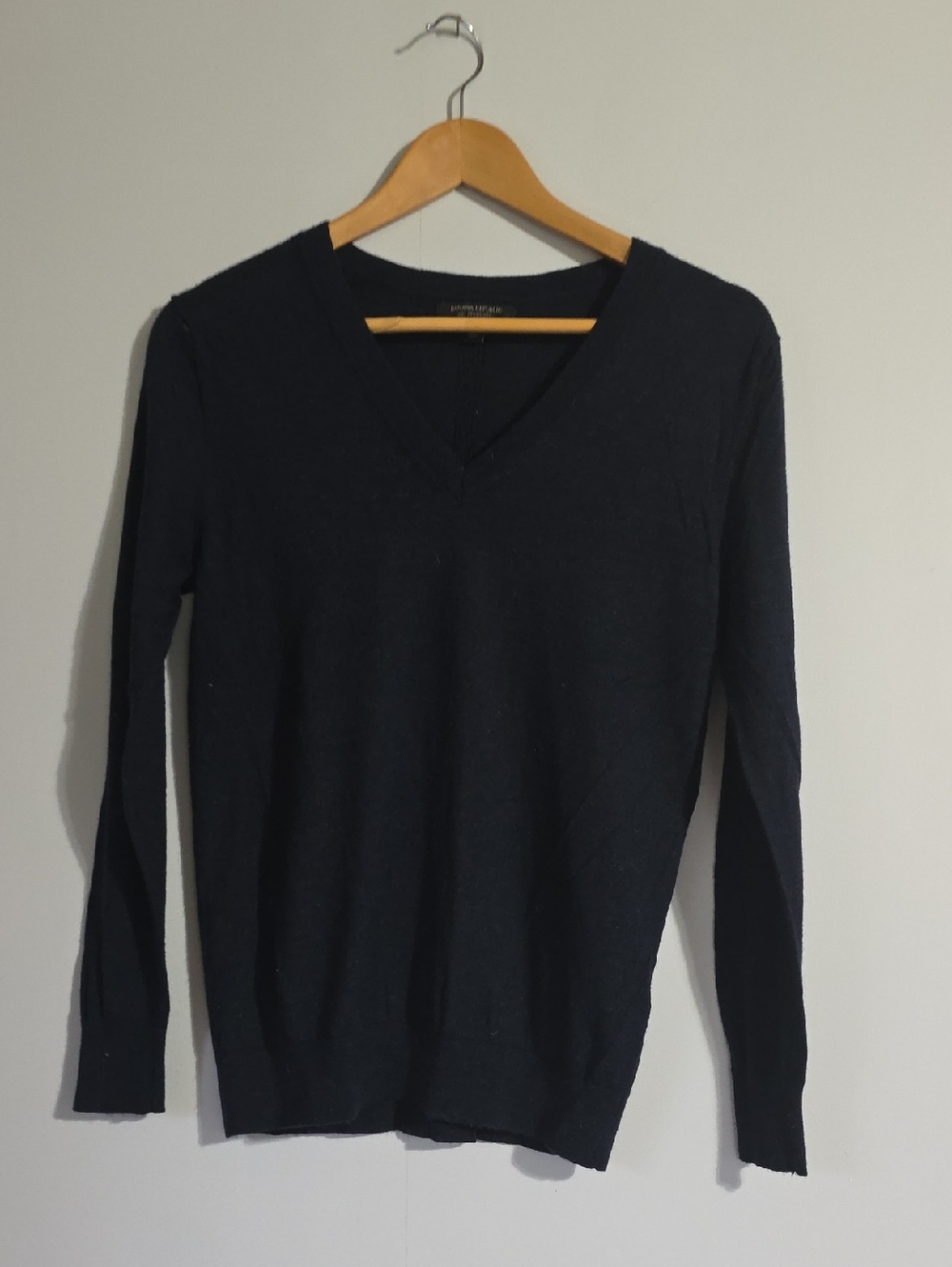 Banana Republic Blue Merino Wool V Neck Sweater Size Small
